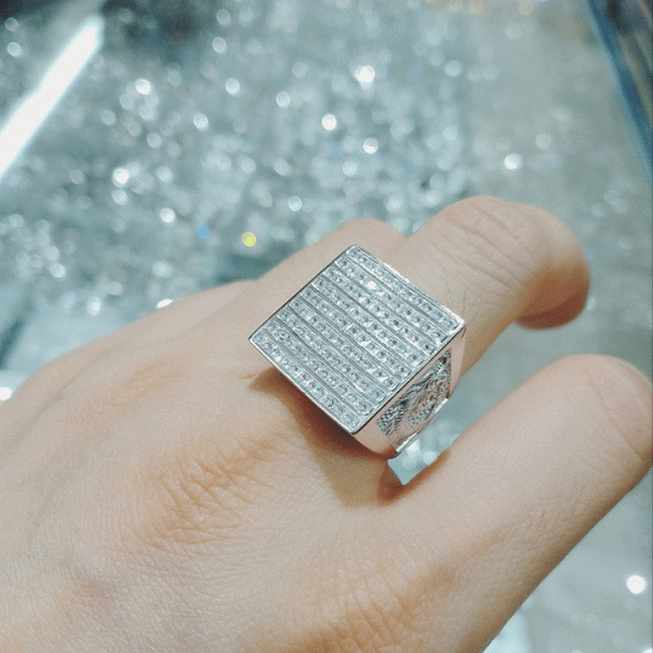 nhẫn bạc Ý cho Chàng tạo phong cách cá nhân