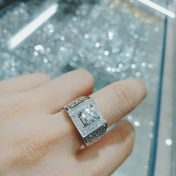 nhẫn bạc Ý cho Chàng tạo phong cách cá nhân