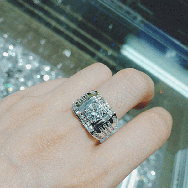 nhẫn bạc Ý cho Chàng tạo phong cách cá nhân