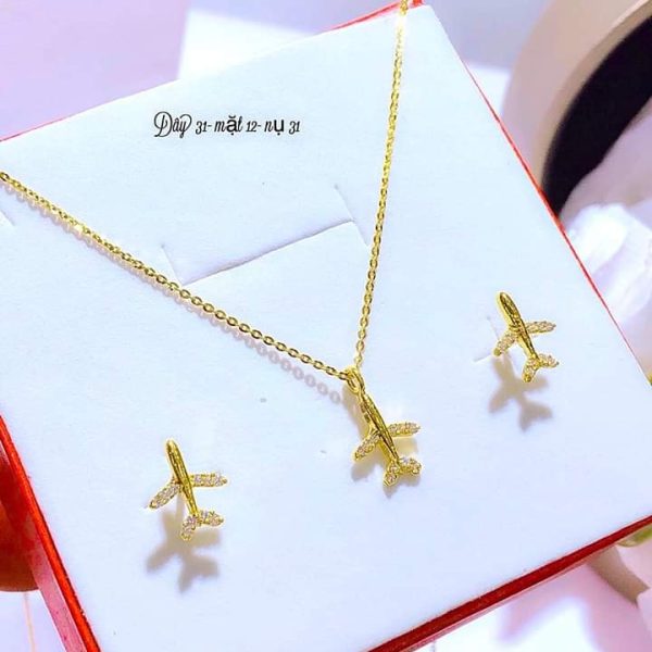 bộ trang sức vàng 10k tại Shop ATuoi