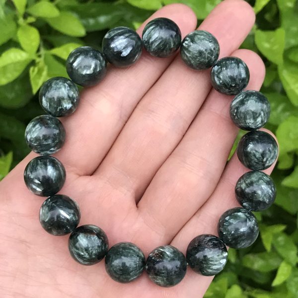 Vòng Đá Mắt Rồng Xanh Seraphinite